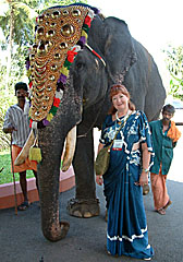 Christina Collins in Kerala