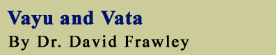 Vata by Dr. David Frawley