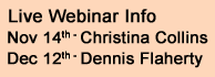 Live Webinar Information